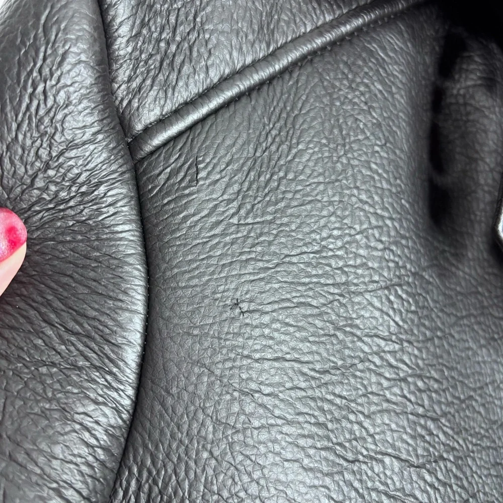 Sam Edelman Faux Leather Sherpa Moto Jacket - Picture 7 of 10